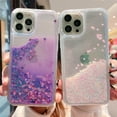 thumbnail image 2 of Coque de téléphone pour Xiaomi Mi 10T, 10i, 11, 11T, 11X, 11i, 12, 12T, 12X, 13 Pro Lite, 5G, sables mouvants liquides, paillettes, étoiles d'amour, coque arrière qiuyongming unisex, 2 of 2