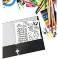 thumbnail image 2 of Two Pocket Portfolio Folders, 50 Count, Black, 2 of 2