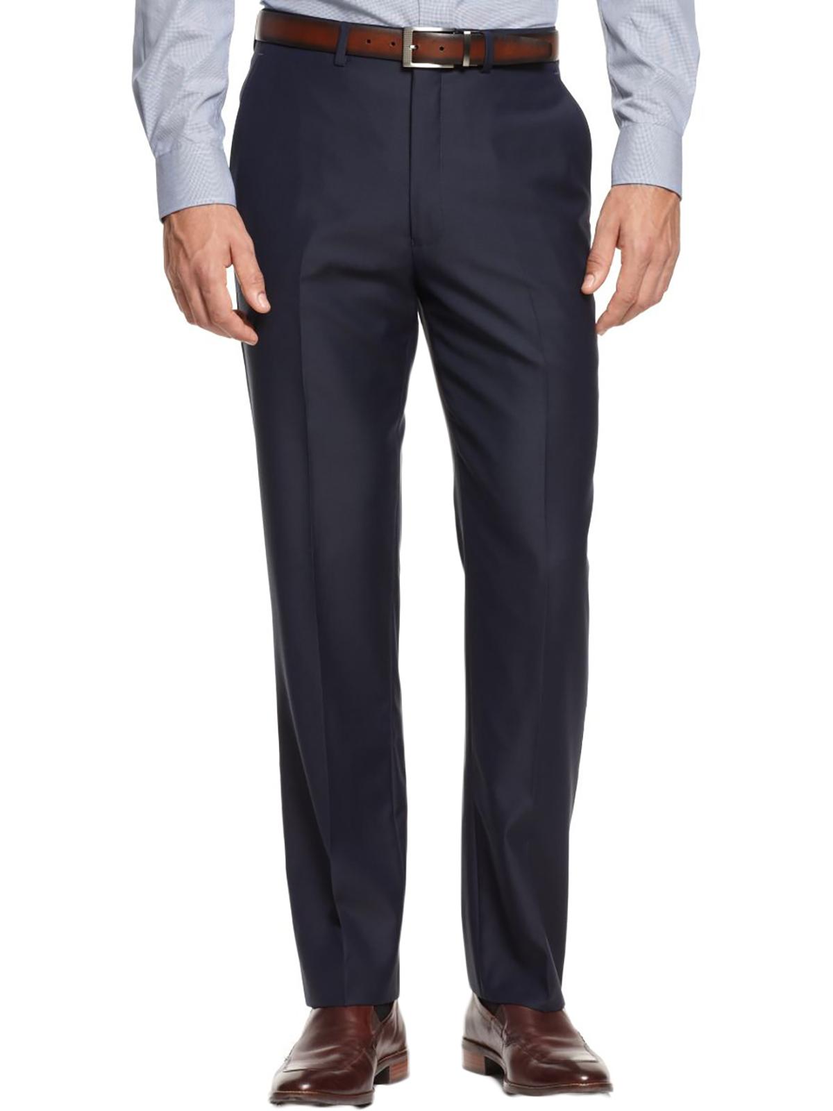 slim straight dress pants