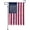 American Flag 12x18, variant on American Flag Embroidered Stars 12x18 Inche - Heavy Duty 210d Nylon 2 Brass Grommets USA Boat Flag For Boat,Bike,Car Etc with 2 Boat Flag Pole Kit(Boat Flag 12x18)