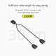 thumbnail image 5 of COOLMOON 5V 3Pin HUB Splitter Cable Cable de extensión para placa base (1 a 2) Hugtrwg  Para estrenar, 5 of 7