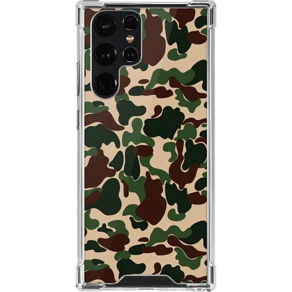 Skinit Camouflage Street Camo Galaxy S22 Ultra Clear Case