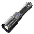 thumbnail image 1 of Ruifaya Linterna LED de ultra larga distancia con zoom telescópico, recargable por USB, 1 of 7