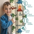 thumbnail image 3 of Blackout Kids Curtains,Dinosaur and BE WILD Pattern Childrens Insulated Curtains Set Of 2,Bedroom Essentials,Toddler Room Decor 52"x84", 3 of 5