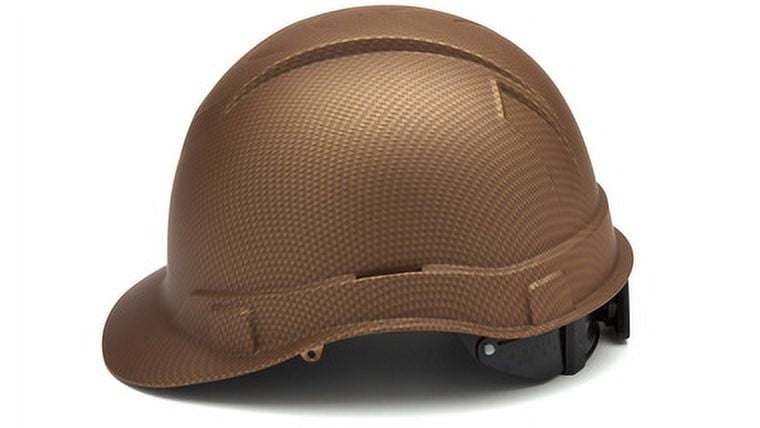 Ridgeline Cap Style Hard Hat, 4 Point Ratchet Suspension, Copper Pattern