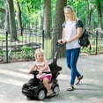 thumbnail image 2 of OLAKIDS 4 in 1 Ride on Push Car, Toddlers Stroller Sliding Walking Toy with Horn, Music, Lights, Removable Guardrails and Handle, Underneath Storage, Baby Foot-to-Floor Walker for Boys Girls, 2 of 9