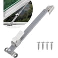 thumbnail image 1 of 1 Uds. Restrictor de ventana abatible Restrictor de ventana Restrictor de ventana para ajustar la apertura de la ventana (asiento fijo de fondo plano), 1 of 5