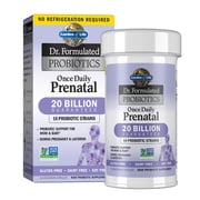 Garden of Life Dr. Formulated Probiotics Once Daily Prenatal, Shelf Stable, 30 Vegetarian Capsules