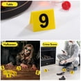 thumbnail image 2 of Set of 10 Plastic Crime Scene Markers for Forensic Reenactments Educational Activities and Themed Celebration, 2 of 9