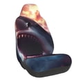 thumbnail image 1 of Wukai Dramatic Shark Attack Full Set Car Seat Covers with Soft Padding Universal Auto Front Seats Protector and Cushion Mat, 1 of 5
