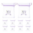 thumbnail image 3 of 10 Uds bolsitas vacías bolsa con cordón bolsas de gasa de Organza para lavanda especias y hierbas bolsas de recuerdo de boda, 3 of 8