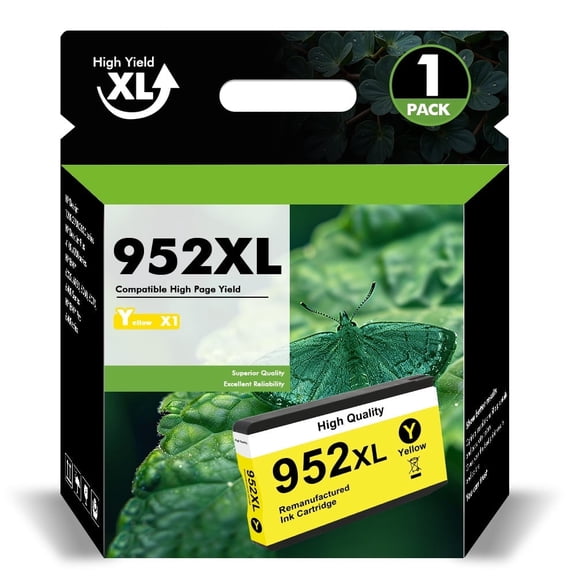 952 952XL Ink Cartridges Compatible for 952XL 952 1 Pack Yellow Ink for OfficeJet Pro 8710 7740 8720 8210 8715 8702 7720 8730 8740 8216 8725 8700