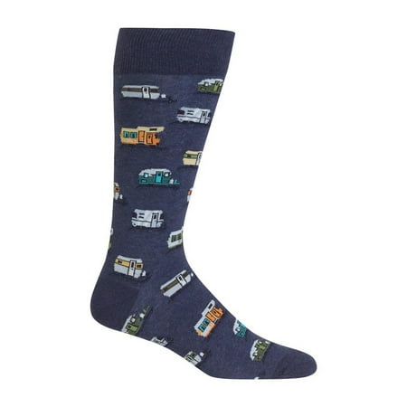 Campers Blue Crew Socks