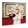 thumbnail image 2 of Stupell Industries Traditional Life Is Sweet Enjoy Every Bite Phrase Canvas Art, 48 x 36, by Dan DiPaolo, 2 of 7
