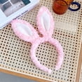 thumbnail image 5 of MORESEC Home Plush Bunny Ears Headband for Easter Thick Soft Hair Hoop for Adults Homes Party 1Pc, 5 of 8