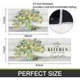 thumbnail image 3 of Lemon Kitchen Mat Set of 2,Spring Summer Lemon Colorful Kitchen Rugs and Mats Non Skid Washable,Farmhouse Kitchen Runner Rugs with Rubber Backing (17"x48"+17"x30"), 3 of 7