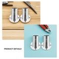 thumbnail image 3 of AURARMLET Closet Pole Socket Heavy Duty Rod Brackets for Closet Organization 2Pcs, 3 of 8