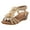 Gold, variant on Platform Shoes Sandals for Women Open Toe Ankle Strap Platform Casual Strappy Low Wedges Sandals,Gold 8