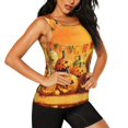 thumbnail image 2 of Womens Workout Tank Tops, Halloween Cute Pumpkin A Racerback Tank Tops Quick Dry Vest Sleeveless Athletic Yoga Gym, 2 of 7