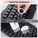 thumbnail image 4 of Kit de limpieza de teclado multifuncional 7 en 1, cepillo de limpieza universal limpiador de teclado kit de limpieza de teclado para teléfono/portátil/Airpods Pro/cámara/lente (rosa) JM, 4 of 5