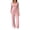 Pink #02, variant on Women’s 2 Piece Lounge Set, V-Neck Long Sleeve Ribbed Knit Crop Top, Drawstring Waist Wide Leg Pants with Pockets, Casual Airport Travel & Fall Resort Outfit L
