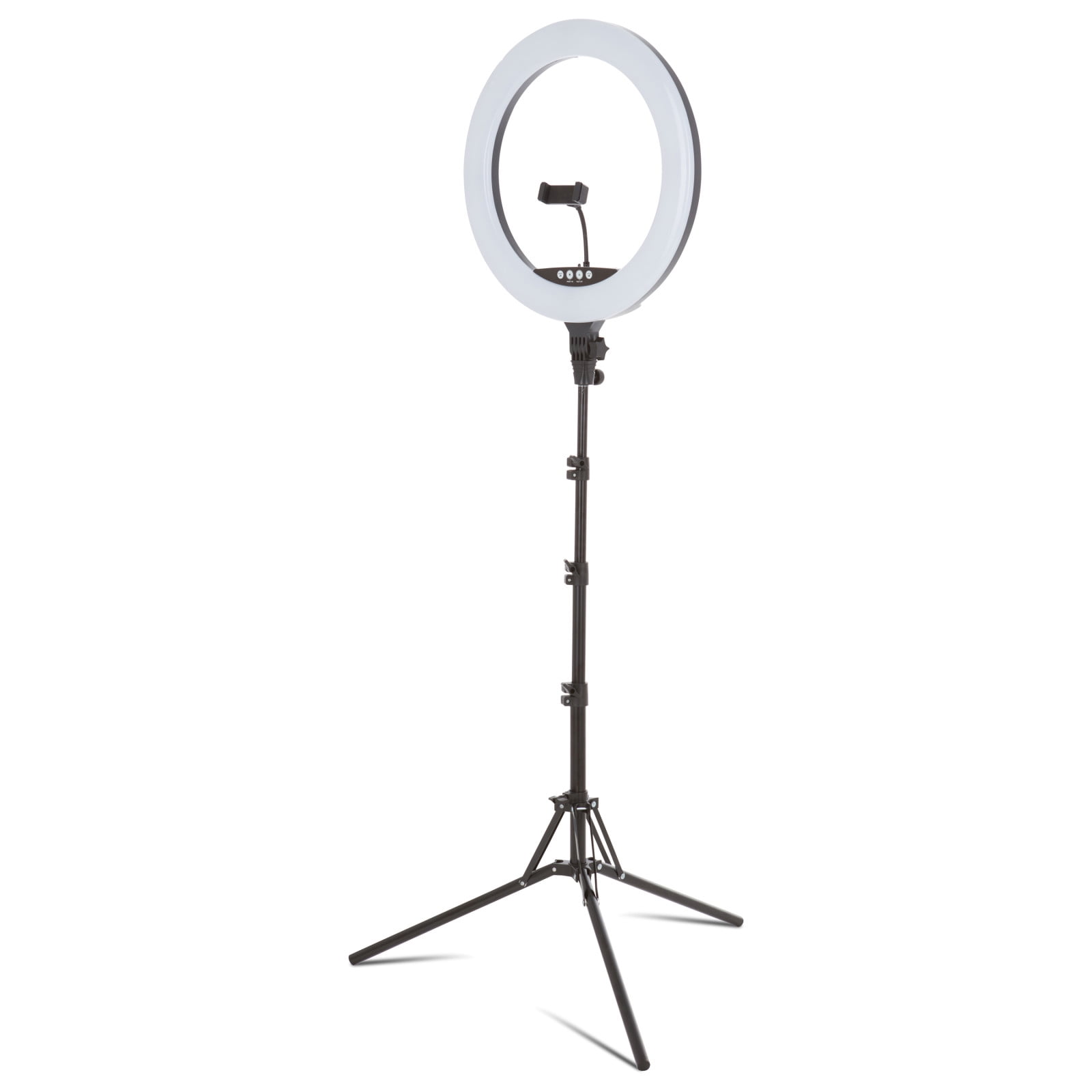 Vivitar 18" LED RGB Ring Light with Tripod, Phone Holder USB Charging Ports, and Wireless Remote