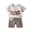 White, variant on Summer Toddler Kids Shirt and Short Pants Set Boys Girls Solid Color Round Neck 2 Piece Outfits Casual Children's Set 4 Years White