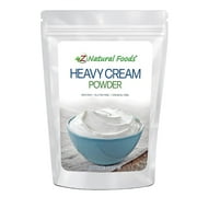 Z Natural Foods Heavy Cream Powder, Nutrient-Rich, Delicious Dry Cream with a Durable Shelf Life, Perfect for Coffee, Cake, Dessert, and Recipes, Keto-Friendly, Non-GMO, Gluten-Free, Kosher, 1 lb