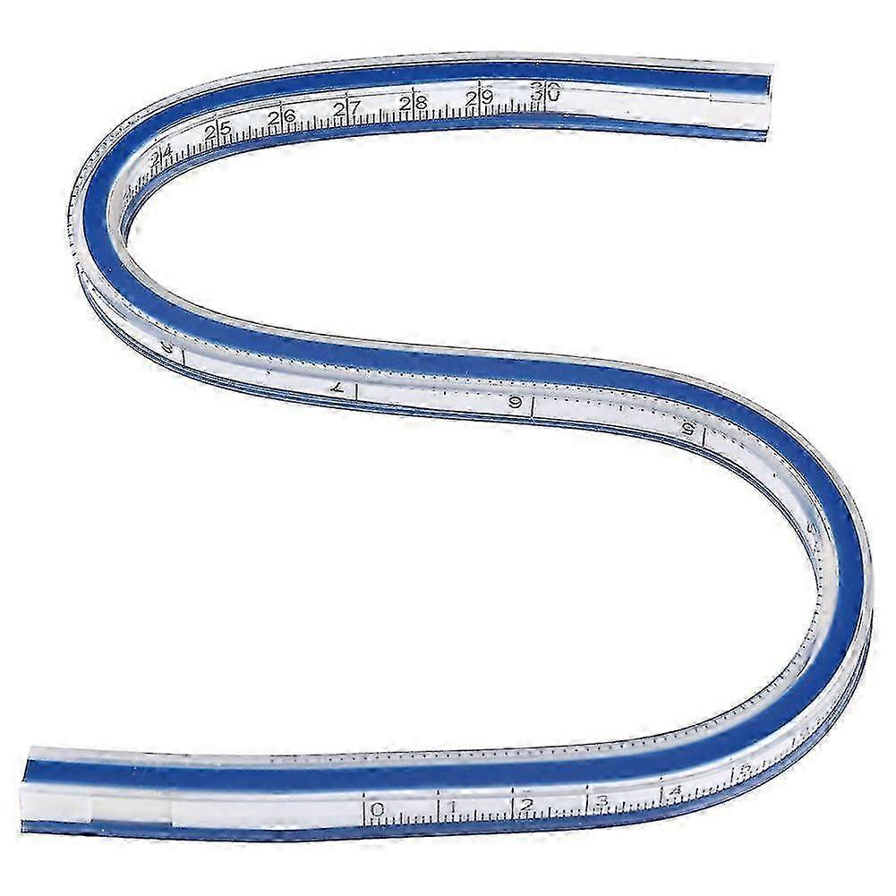 Bedny Ruler Flexible Curve Ruler,30cm Flexible Ruler,plastic Measure Woodworking ...
