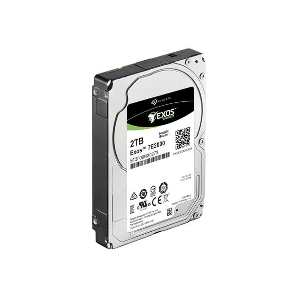 Seagate Exos 7E2000 ST2000NX0273 - Hard drive - 2 TB - internal