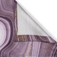 thumbnail image 3 of Ambesonne Marble Print Kitchen Curtains, Striped Look Waves, 55"x24", Pale Purple and Mustard, 3 of 3