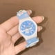 thumbnail image 3 of Sanrio-Reloj de pulsera con patrón 3D para niños, accesorio de cuarzo resistente al agua, con diseño de Hello Kitty, con correa de Gel de sílice y dibujos animados, regalo para niños, 3 of 4