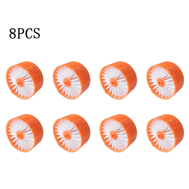 8 Pack Replacement Vacuum Filters Parts for Black + Decker BSV2020G and