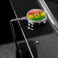 thumbnail image 3 of Stay Irie Rastafarian Flag Purse Bag Hanger Holder Hook, 3 of 4