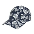 thumbnail image 6 of Lsque White Leaves Baseball Cap Trucker Low Profile Hat Golf Dad Hat Adjustable Original Classic Unconstructed Plain Cap Men Women, 6 of 9