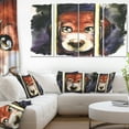thumbnail image 1 of Sad Dog in Animal Shelter - Abstract Canvas Art Print, 1 of 3