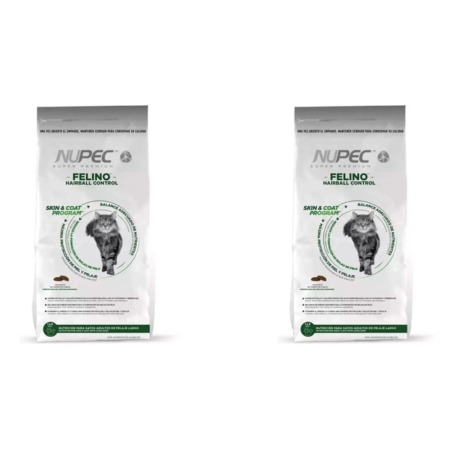Paquete 2 nupec felino hairball 3 kg