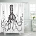 thumbnail image 1 of Cortina de ducha ABPHQTO Pulpo Negro Vintage Diccionario 150x180 cm, 1 of 1