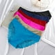 thumbnail image 3 of Gibobby Pantaletas de algodón para mujer Ropa interior Sexy de cintura a la moda para mujer, calzoncillos de Color sólido, ropa interior, bragas para mujer(Azul,CH), 3 of 5