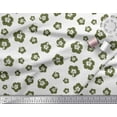 thumbnail image 3 of Soimoi Green Poly Georgette Fabric Floral Decor Fabric Printed BTY 52 Inch Wide, 3 of 3