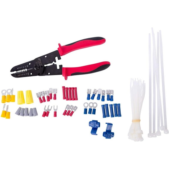 Gardner Bender Terminal and Crimping Tool Kit - Wire Stripper - 1 Plastic Storage Case