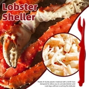 SUSWIM Seafood Cracker Tool Set With Lobster Sheller Stainless Steel Crab Crackers Crab Leg Fork Seafood Scissors And Storage Bag, Crab Leg Pick Utensils Set Crab Eating Tools (9Pcs)