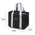 thumbnail image 3 of PENGXIANG Lunch Bag Waterproof Large Capacity Oxford Cloth Insulated Thermal Lunch Box for Work, 3 of 12