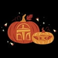thumbnail image 2 of Men's Star Wars: The Mandalorian Din Djarin Grogu Pumpkins  Graphic T-Shirt, 2 of 5