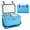 Blue, variant on SereneLife 50 Quart Portable Cooler Box Lightweight Heavy-Duty Travel Ice Cooler W/ Handles (White)