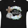 thumbnail image 4 of Inktastic Easter He Has Risen with Cross and Flowers Boys or Girls Toddler T-Shirt, 4 of 5