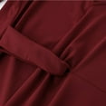 thumbnail image 7 of Amtdh Womens Dresses Casual Sexy Clothes Solid Color Sexy High Waist Split Party Dress for Women Summer Dresses for Women Long Sleeve V-Neck Knee-High Dress for Women Pullover Red L, 7 of 7