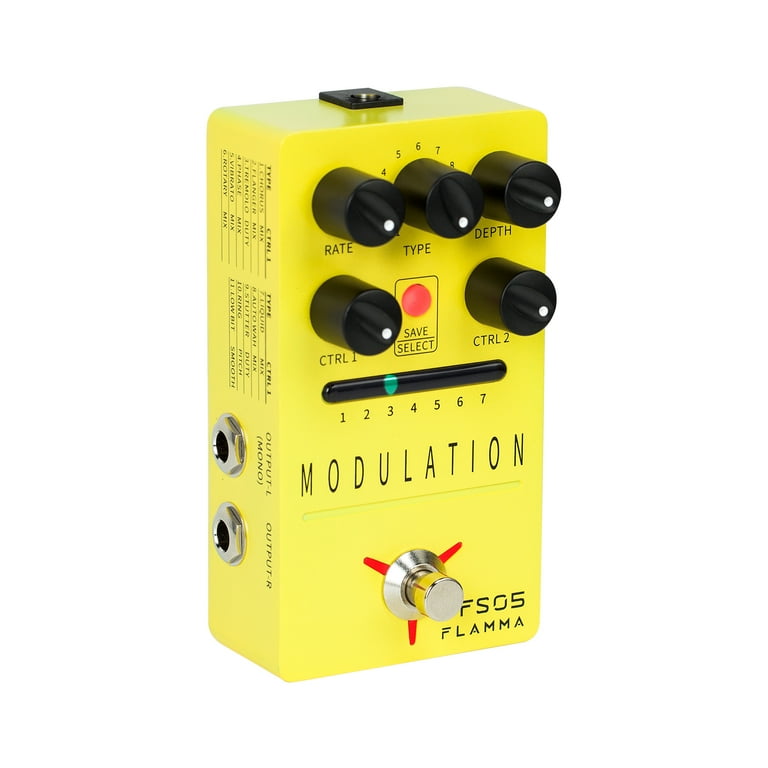 Free Shipping! FLAMMA FS05 Multi Modulation Pedal Guitar