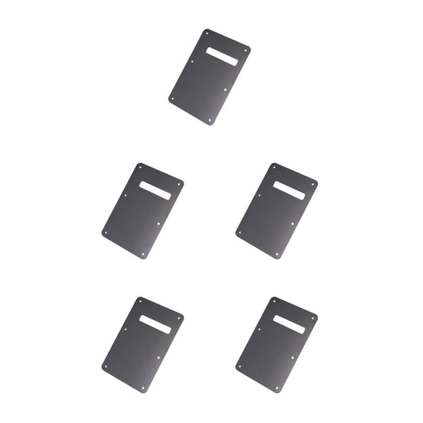 Billuyoard 2 piezas de placa trasera de guitarra práctica, cubierta trasera de trémolo de plástico para zurdos, conveniente placa rascadora con Type2 NO2