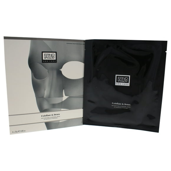 Exfoliate & Detox Detoxifying Hydrogel Sheet Mask by Erno Laszlo for Women - 4 x 0.88 oz Mask